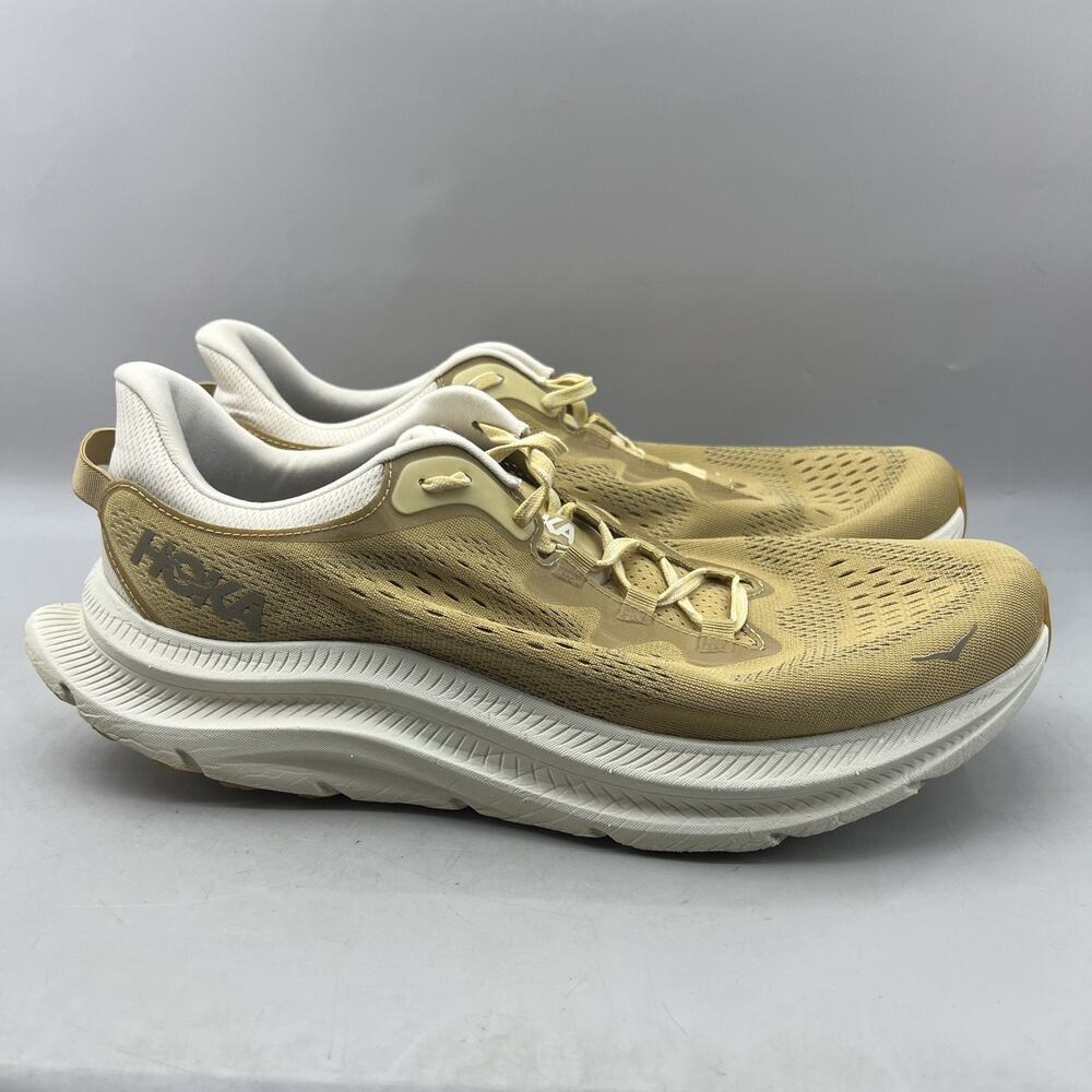 Hoka One One Kawana 2 Running Shoes Men Size 13 D Beige Tan Comfort Low Sneakers